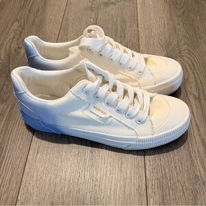 Rocket Dog White Canvas Sneakers